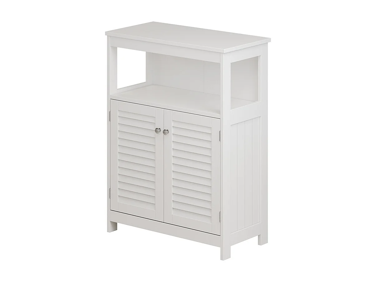 Meuble salle de bain blanc 60x30x80 riad