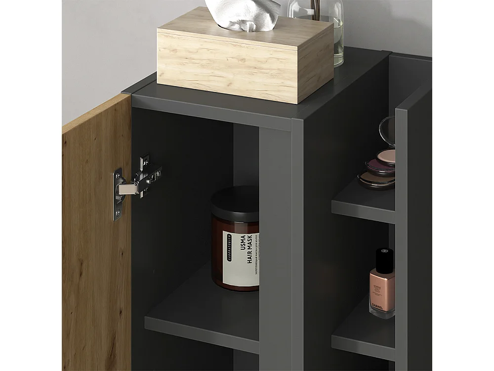 Midischrank anthrazit/artisan 35x32x60 edelin