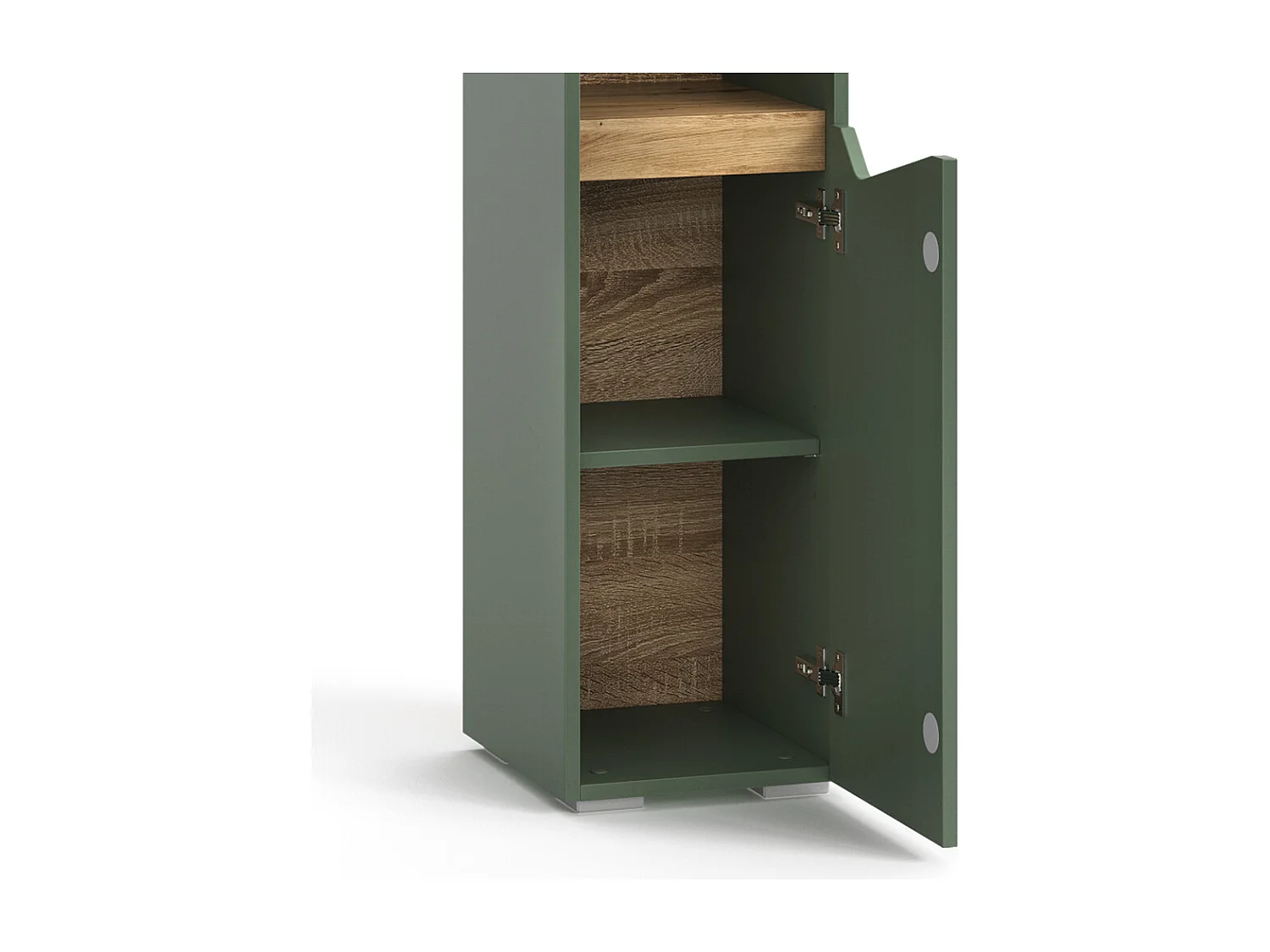 Mobile da bagno verde/artigianale 30x35x180 marelle