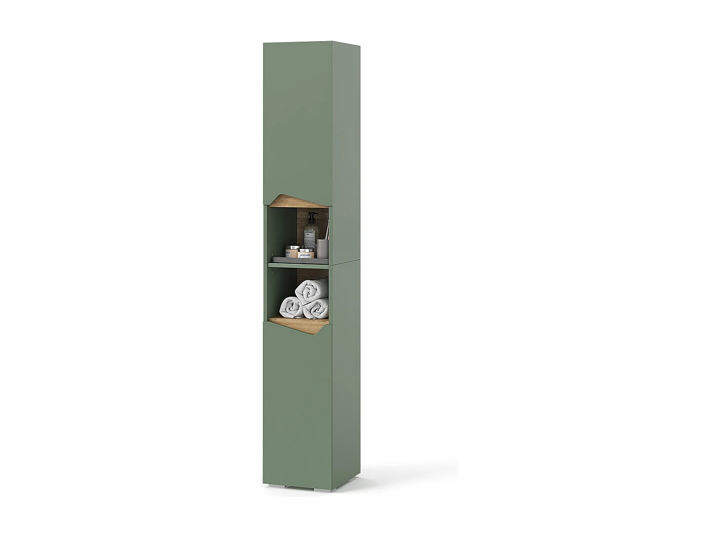 Mobile da bagno verde/artigianale 30x35x180 marelle