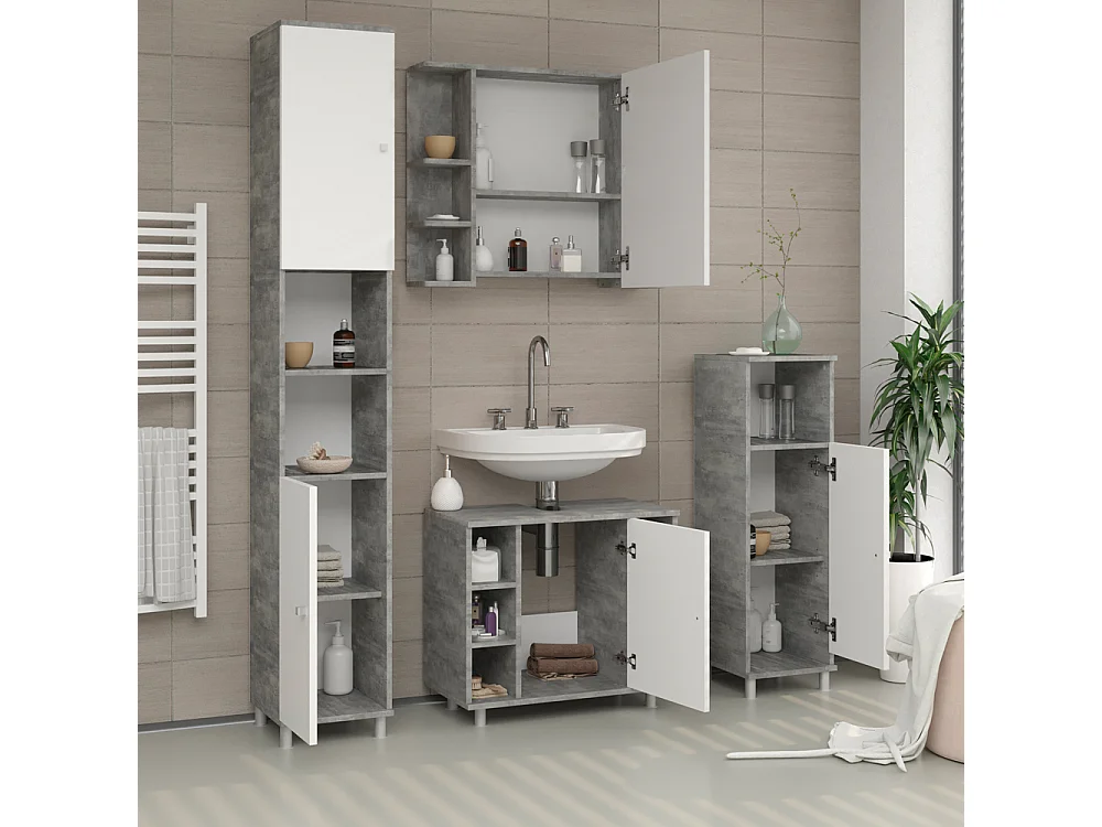 Mueble Midi hormigón 30x30x95 fynn