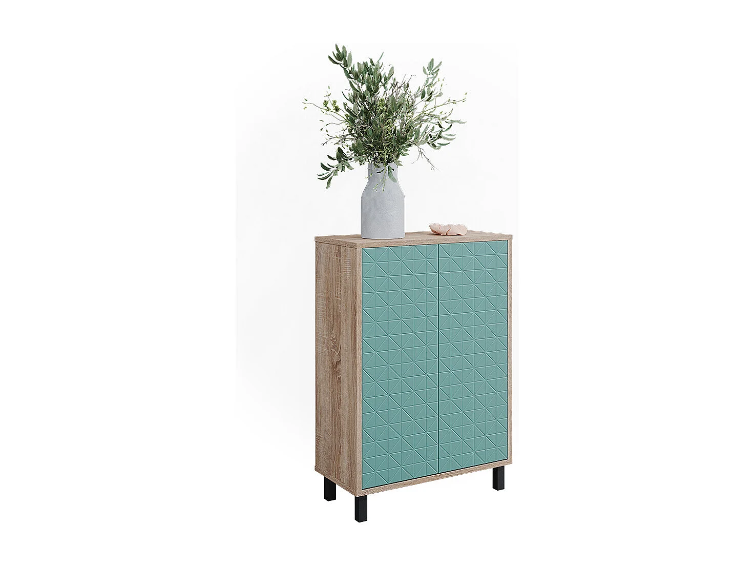 Midischrank mintgrün 56.2x28x83.2 agasta