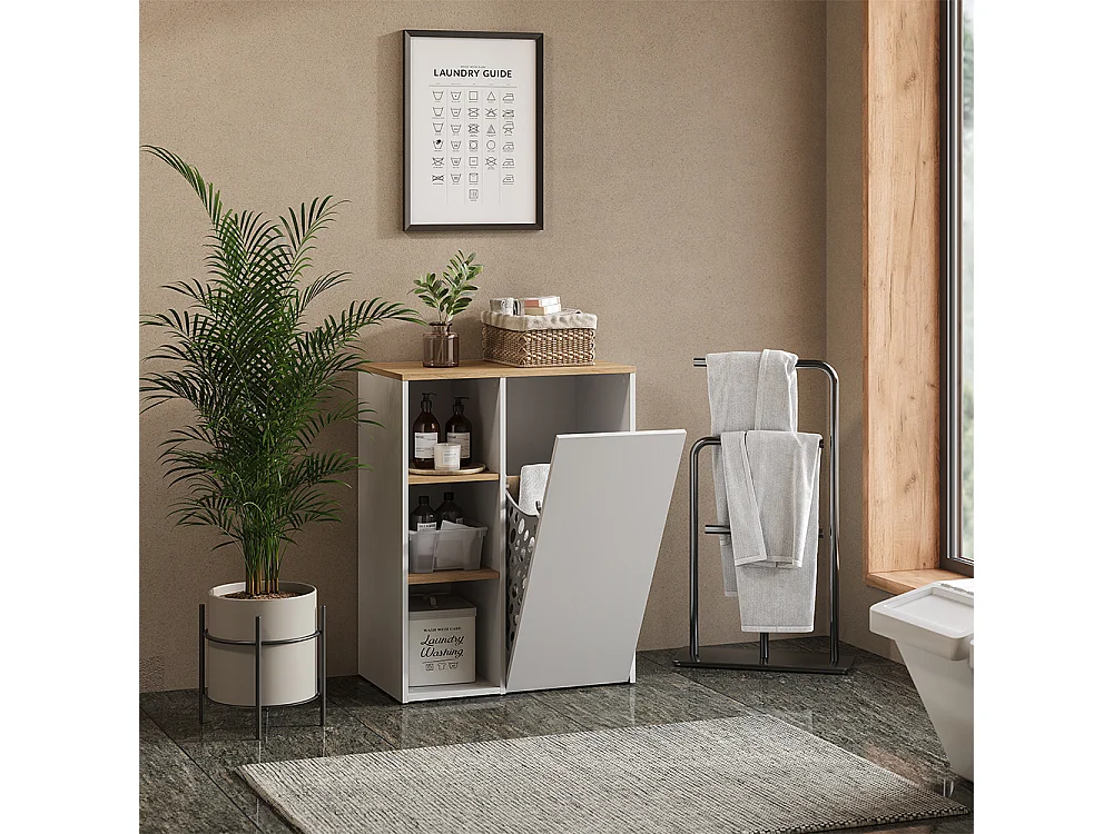 Badschrank weiß/artisan 68x40.5x88.2 viktor