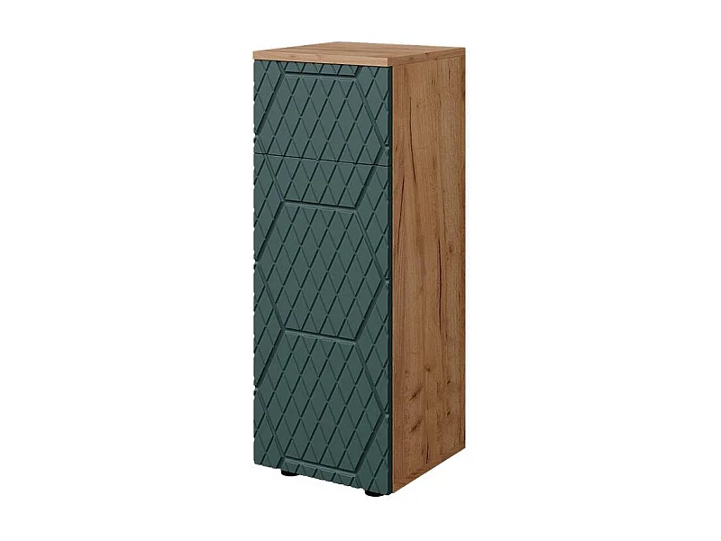 Armoire midisch vert/force de lor chêne 30x30x81 irma