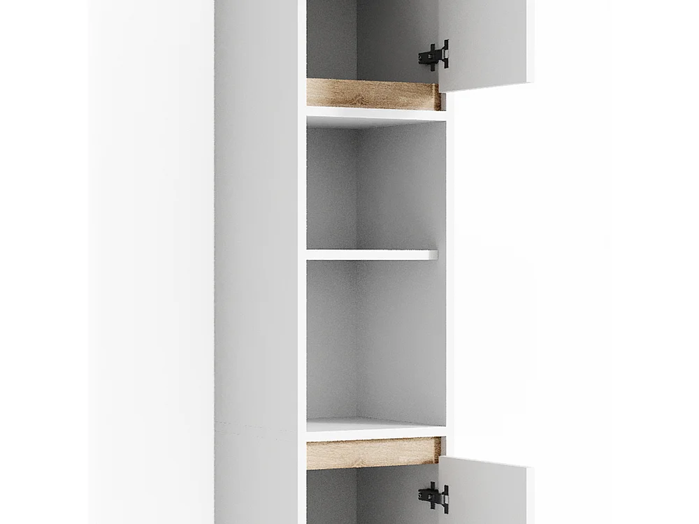 Badschrank weiß/sonoma 30x30x190 emma