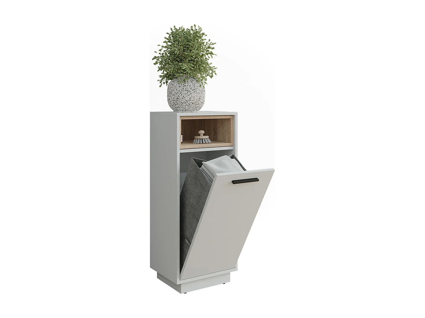 Armoire à linge blanc/sonoma 38x30x93 beatrice