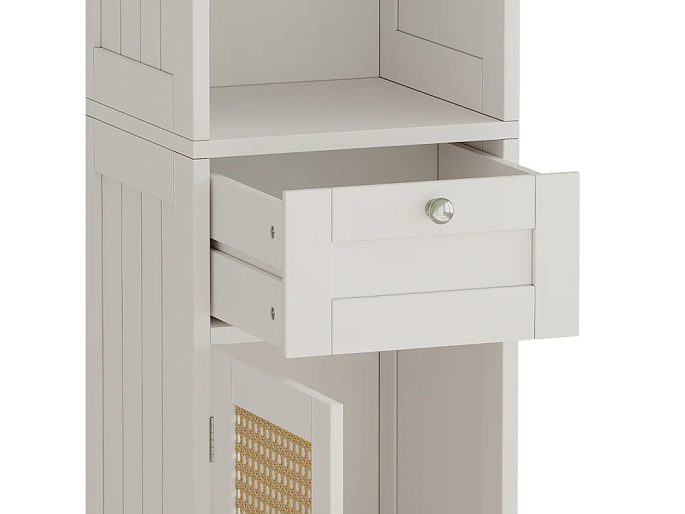 Badschrank weiß 32x30x170 rosario