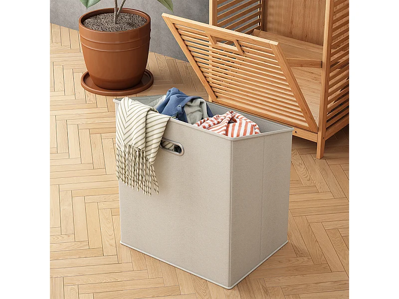 Mobiletto da bagno bambù 48.3x35.5x114 novaro