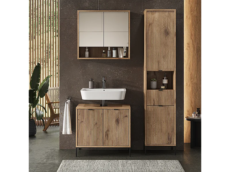 Badschrank viking oak 40x35x190 eliza