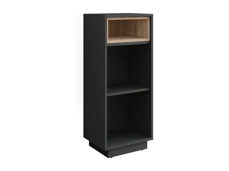 Midischrank anthrazit/sonoma 38x30x93 beatrice