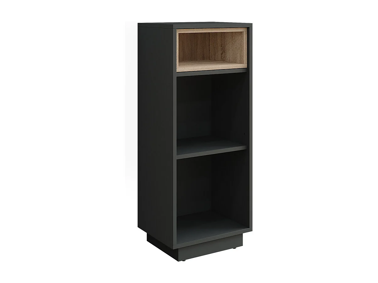 Midischrank anthrazit/sonoma 38x30x93 beatrice