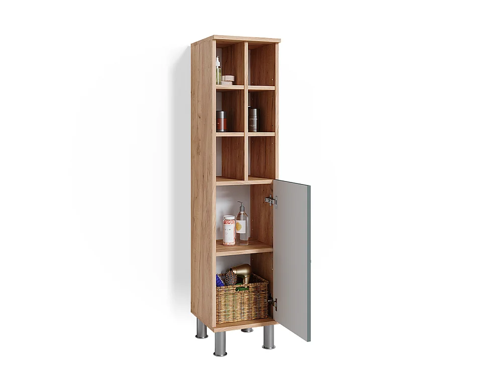Midischrank grün 30x30x130.6 fynn