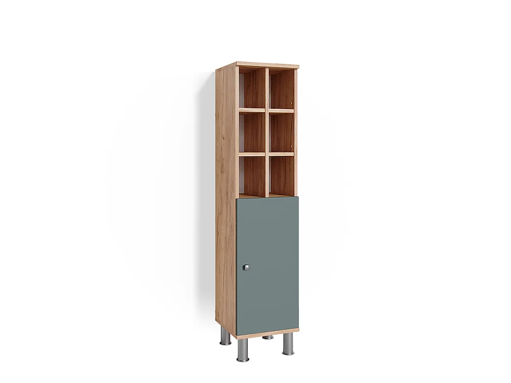 Midischrank grün 30x30x130.6 fynn