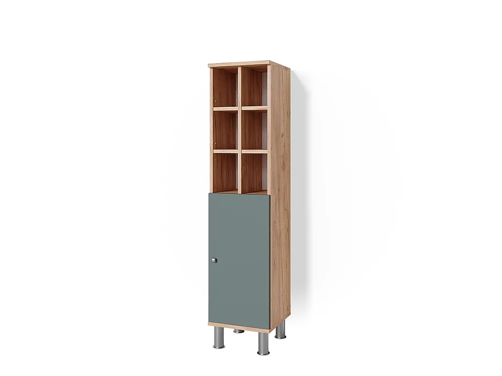 Midischrank grün 30x30x130.6 fynn