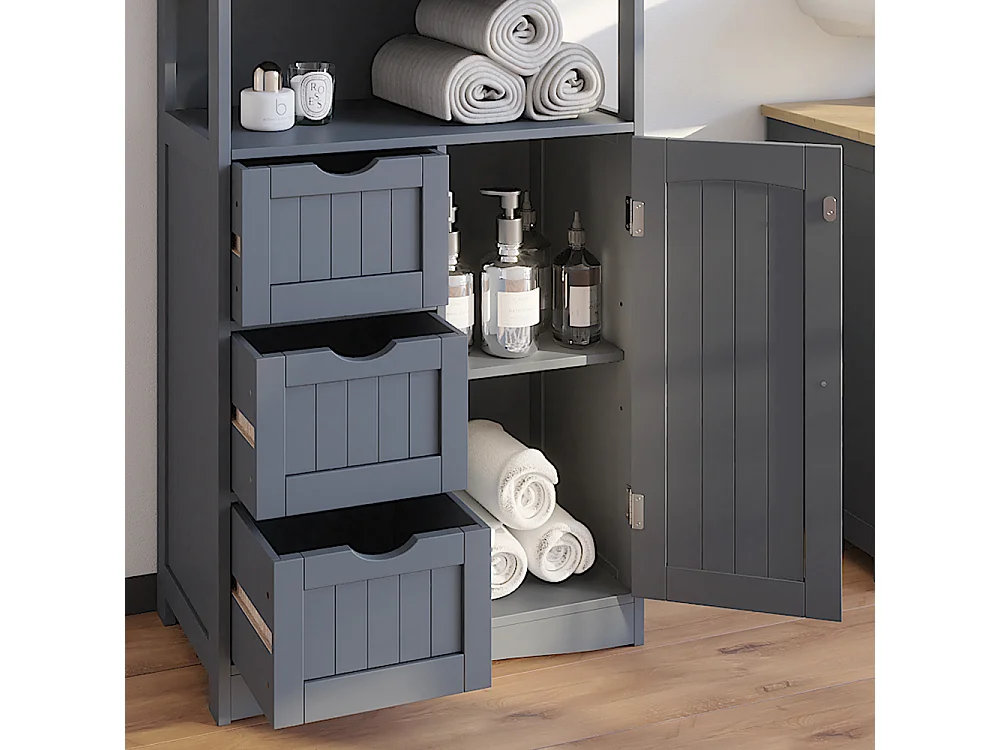 Armoire Midischrank gris 56x29.2x86.5 bianco