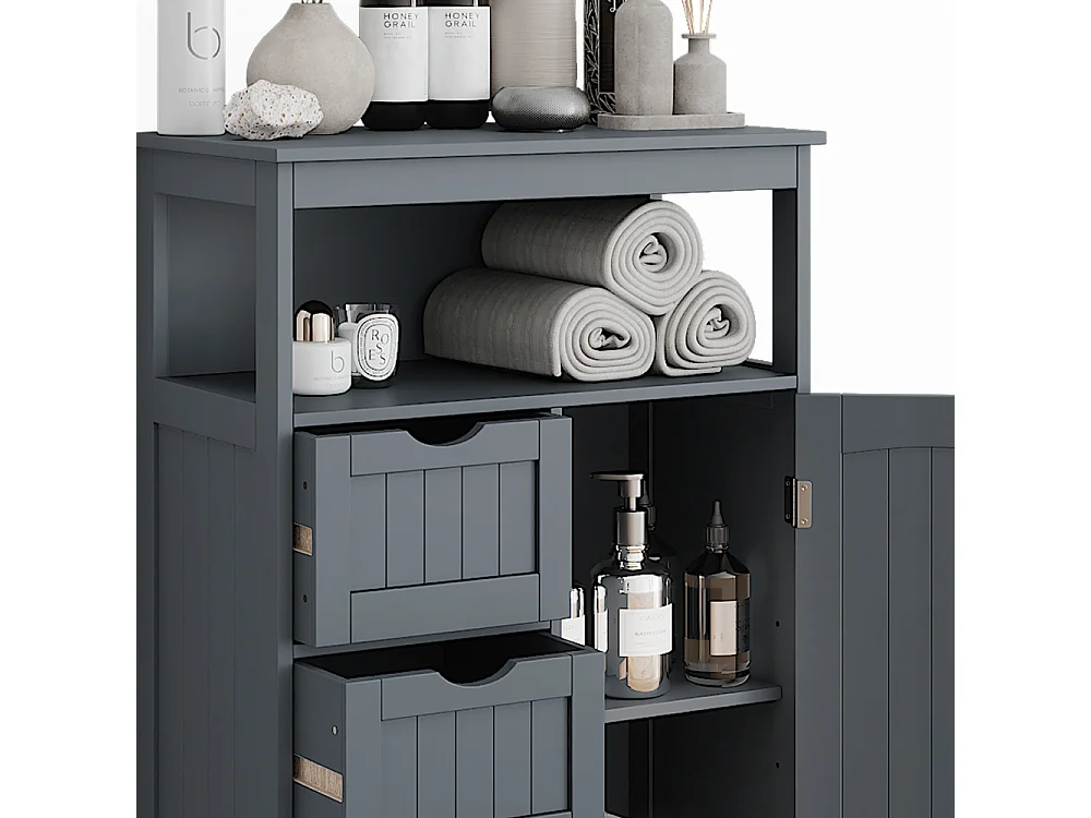 Armoire Midischrank gris 56x29.2x86.5 bianco