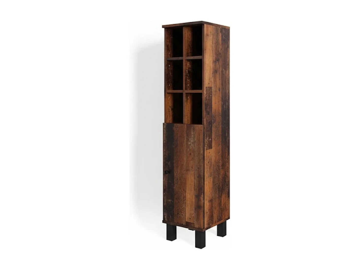 Meuble salle de bain chêne rustique 30x30x130.6 fynn