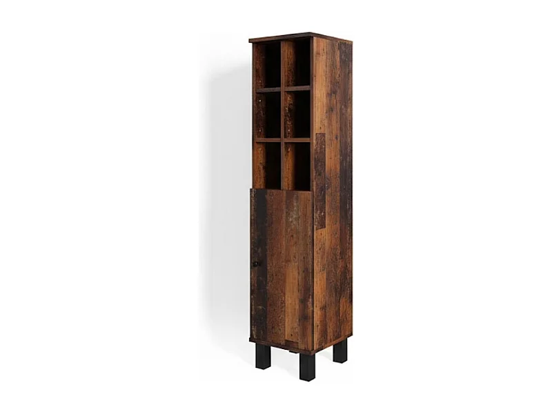 Midischrank eiche rustikal 30x30x130.6 fynn