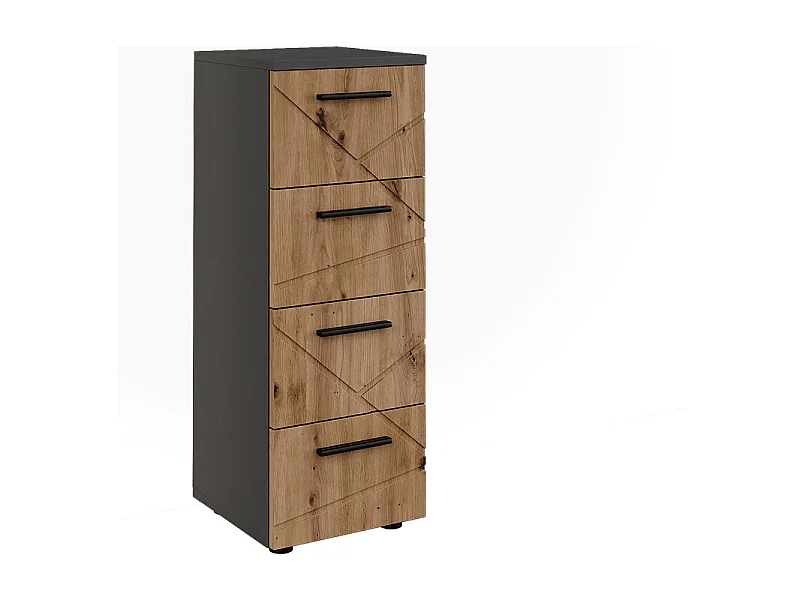 Midischrank anthrazit/artisan 30x30x81 irma