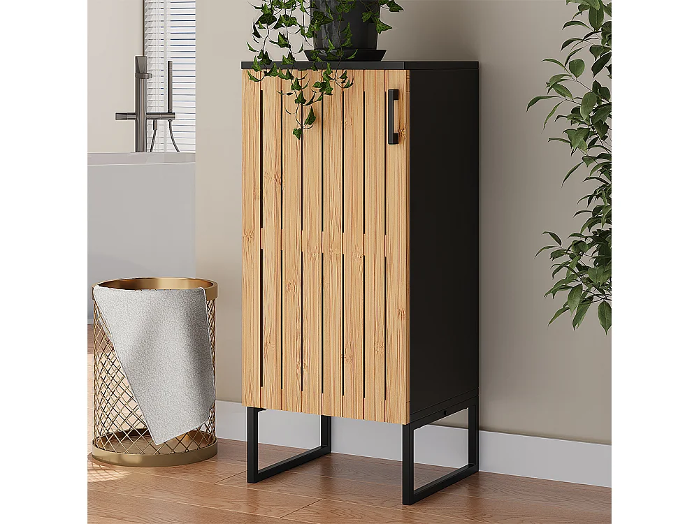 Armoire Midischrank bambou 35x31.5x81 vayra