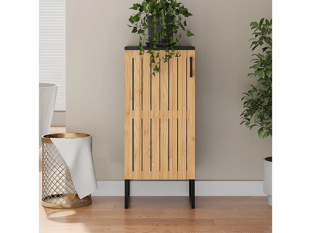 Armoire Midischrank bambou 35x31.5x81 vayra