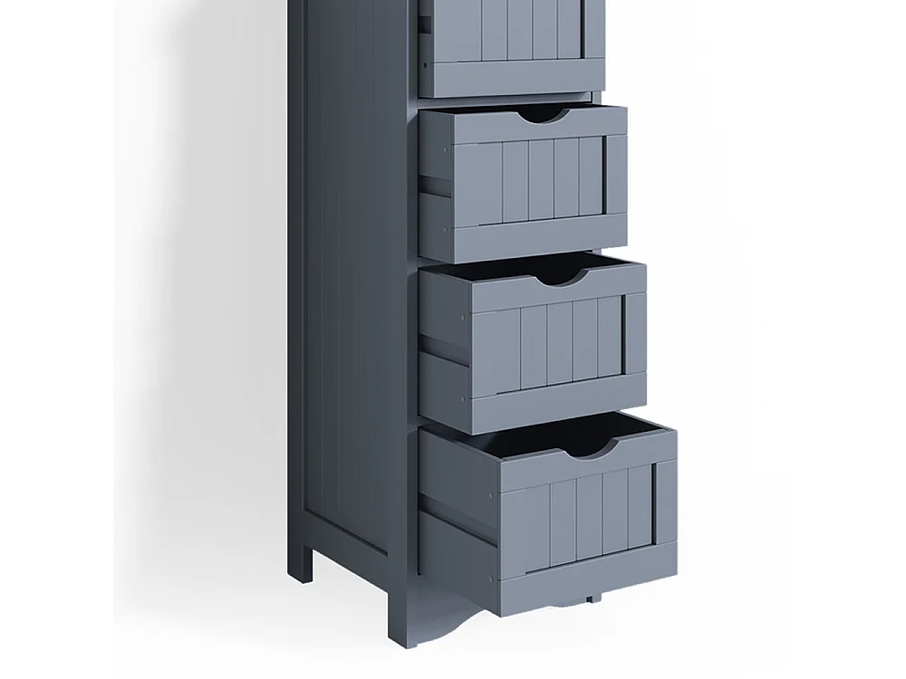 Armario de baño gris 30x30x81 bianco