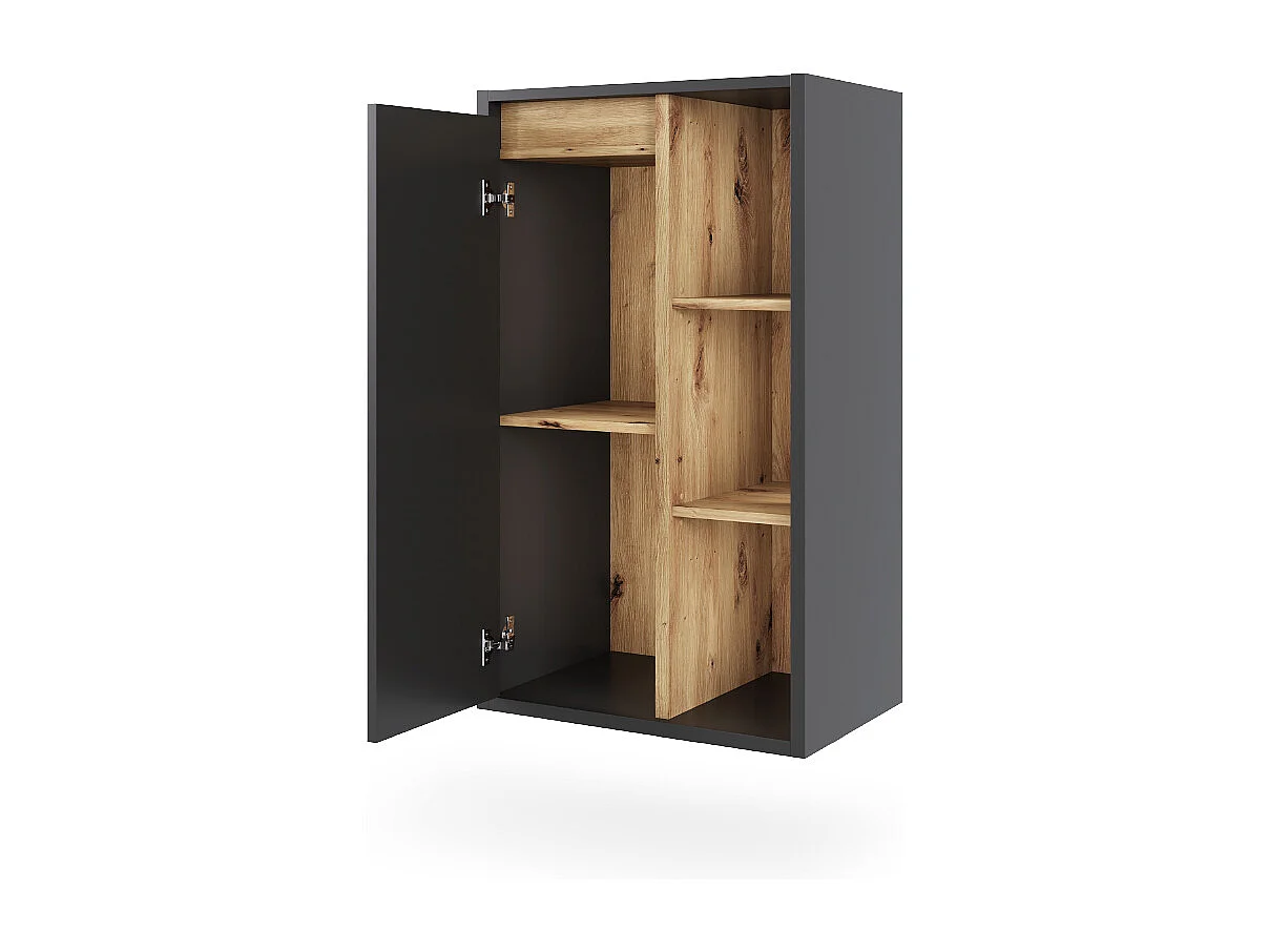 Armoire Midischrank gris/artisan 50x33x86 viola