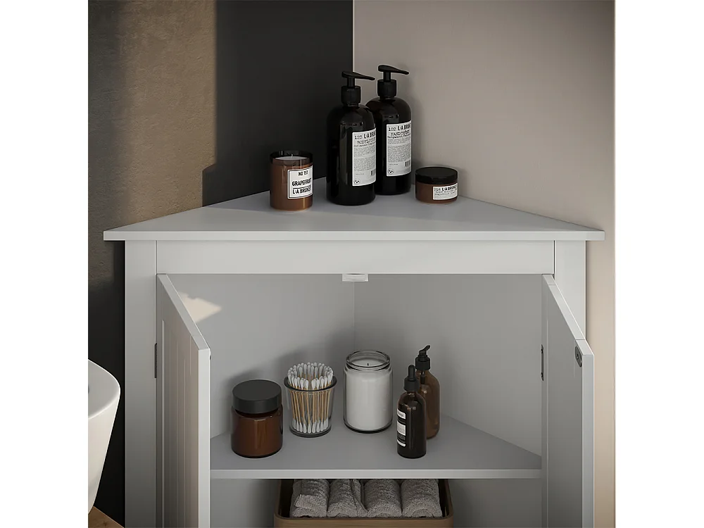 mobiletto bagno bianco 56x42x80 bianco