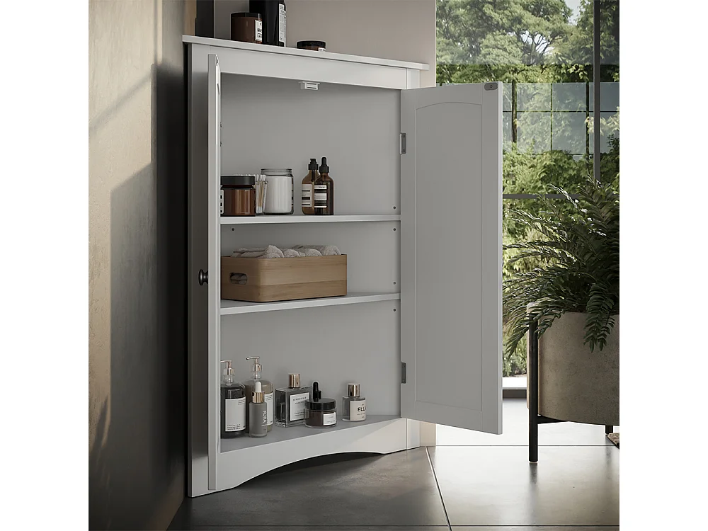 mobiletto bagno bianco 56x42x80 bianco