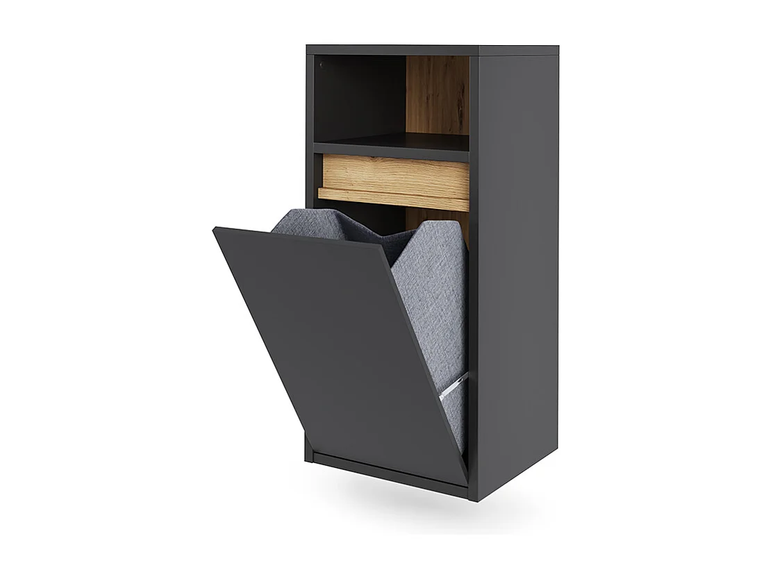 Bathroom cabinet gray/artisan 38x33x80 viola