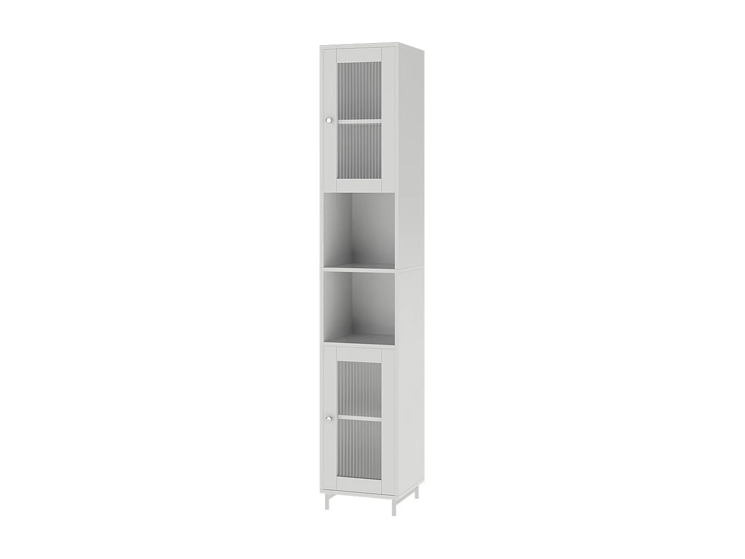 Armoire de salle de bain blanc 30x30x171.5 malte