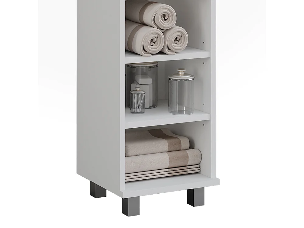 Armoire Midischrank blanc 30.2x30x95 ilias