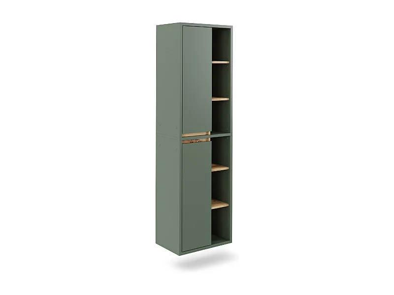 Armoire haute vert/anthracite 50x33x170 viola