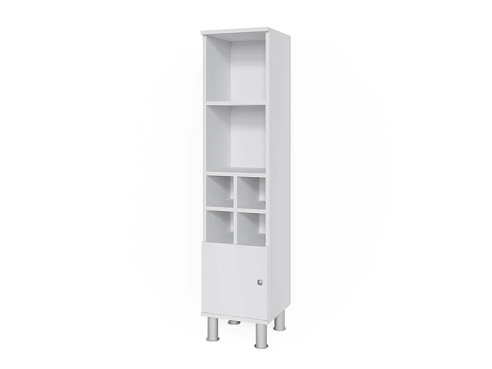 Meuble salle de bain blanc 30x30x130.6 fynn