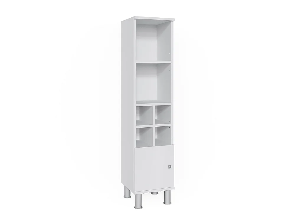Meuble salle de bain blanc 30x30x130.6 fynn