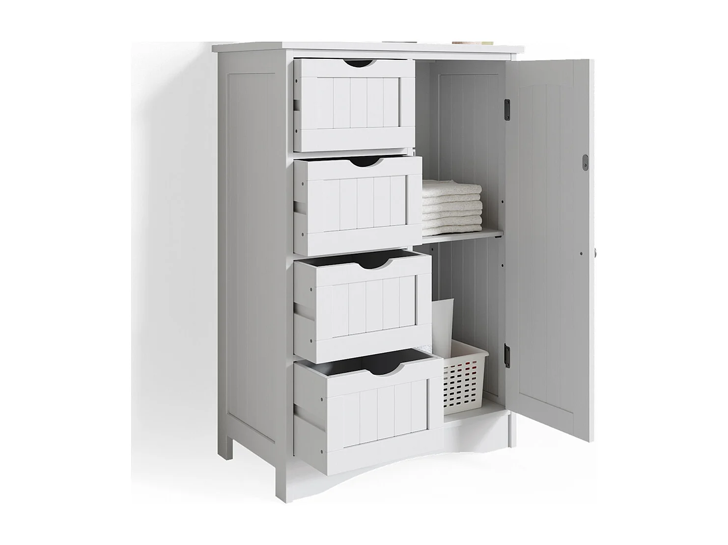 Badschrank weiß 55x30x81 bianco