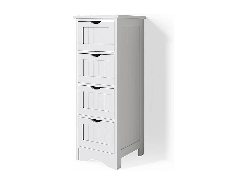 Meuble salle de bain blanc 30x30x81 bianco