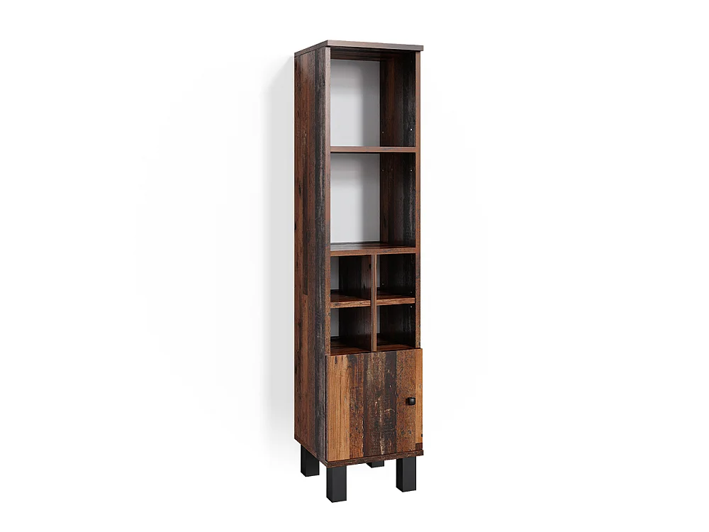 Midischrank eiche rustikal 30x30x130.6 fynn
