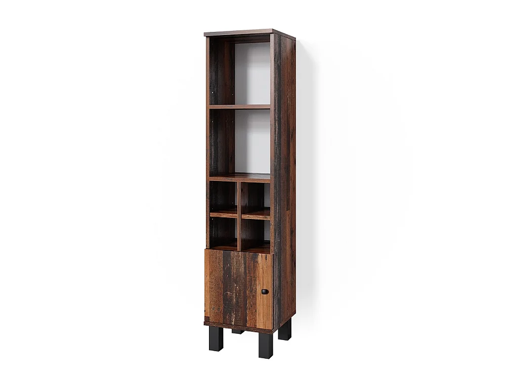 Midischrank eiche rustikal 30x30x130.6 fynn