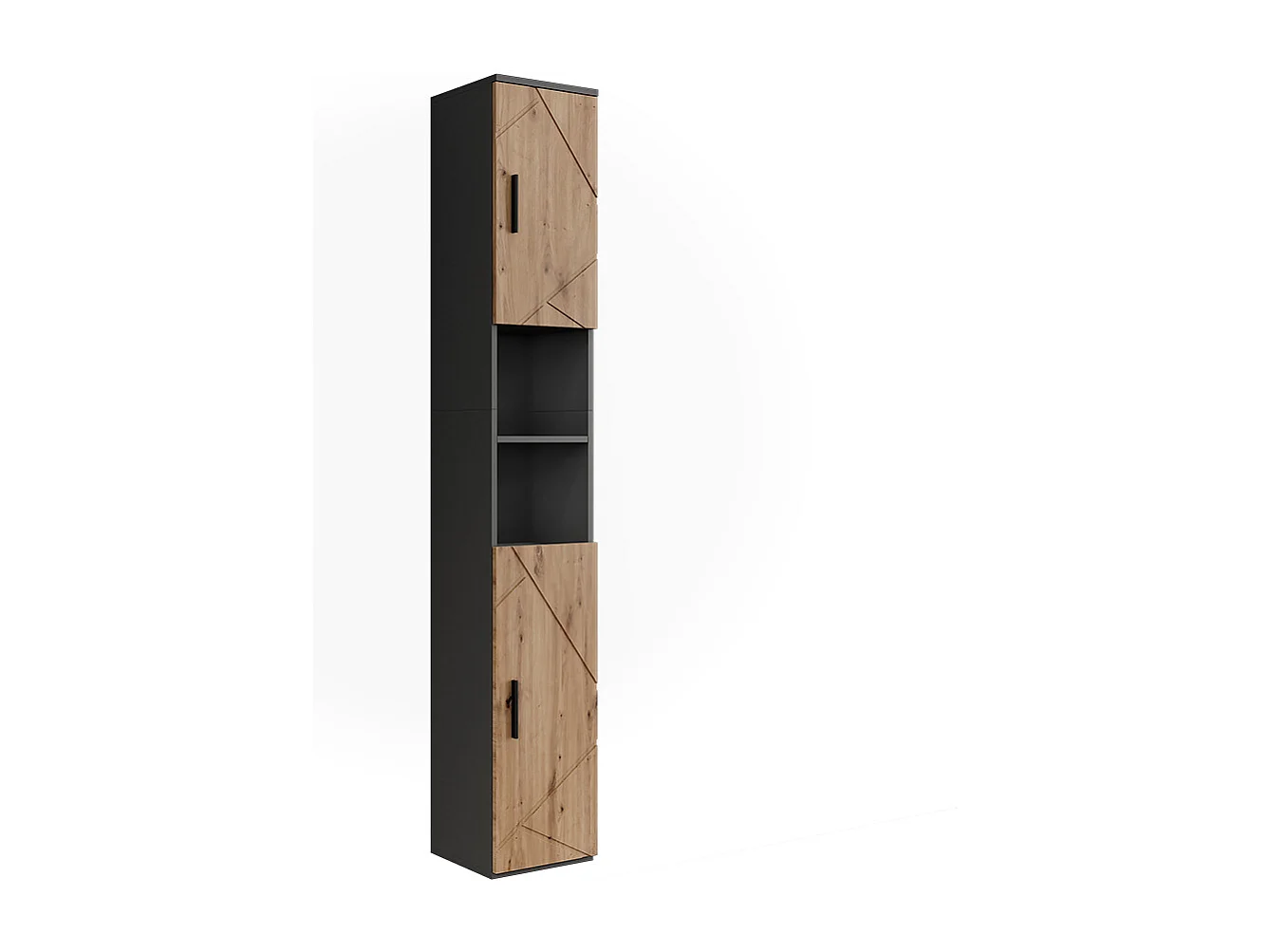 Hochschrank anthrazit/artisan 30x30x190 irma