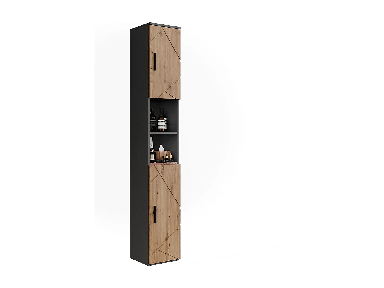 Hochschrank anthrazit/artisan 30x30x190 irma