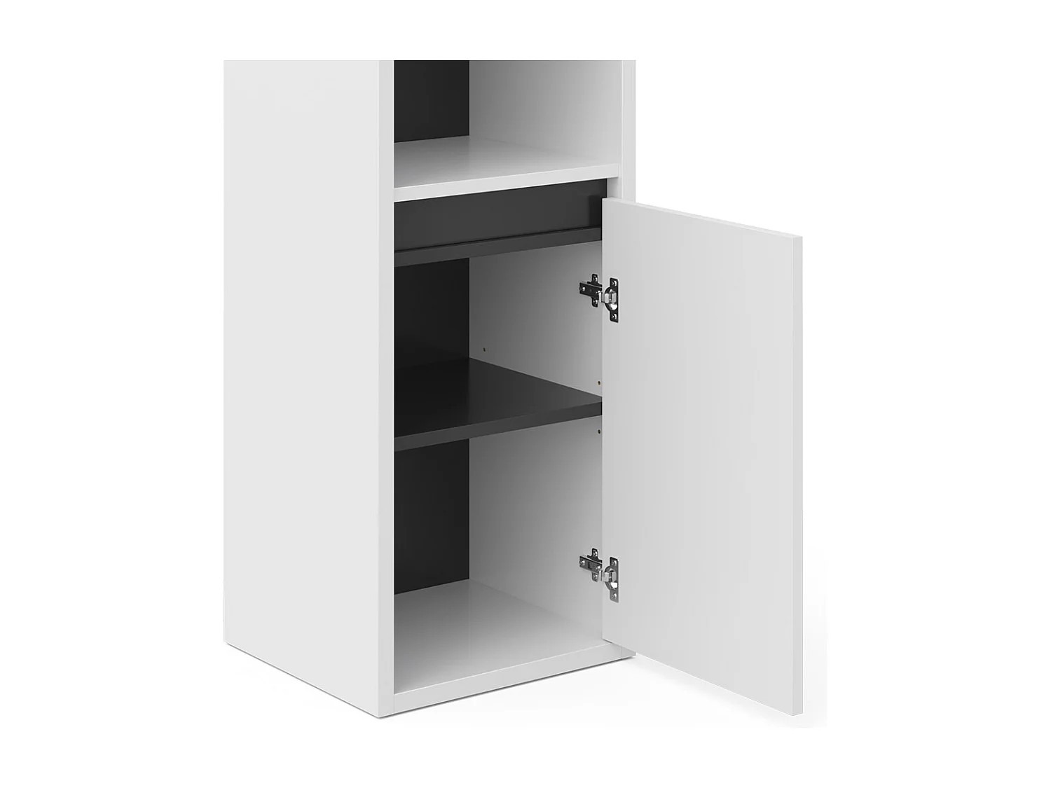 Meuble salle de bain blanc 38x33x80 viola