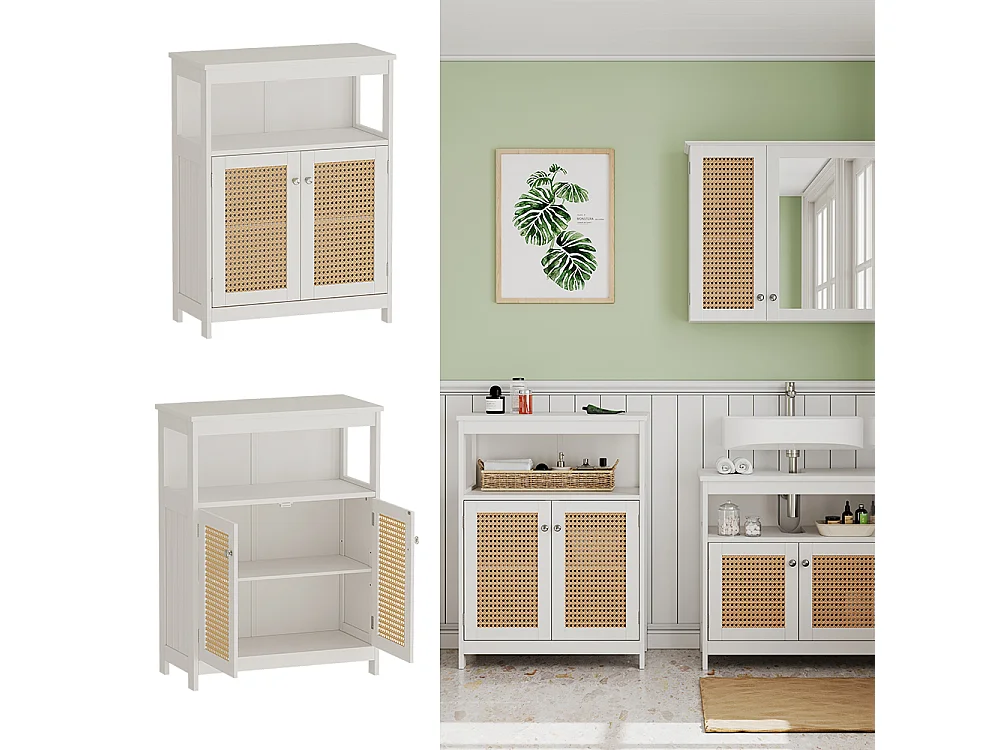 Midischrank weiß 60x30x80 rosario