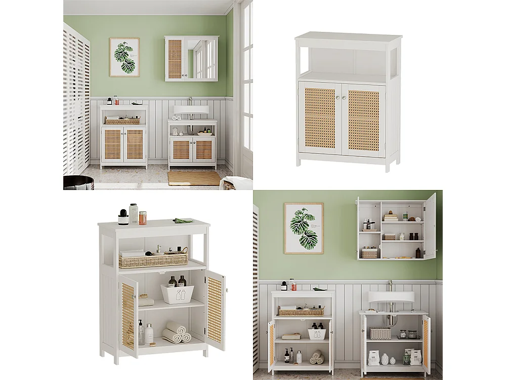 Midischrank weiß 60x30x80 rosario