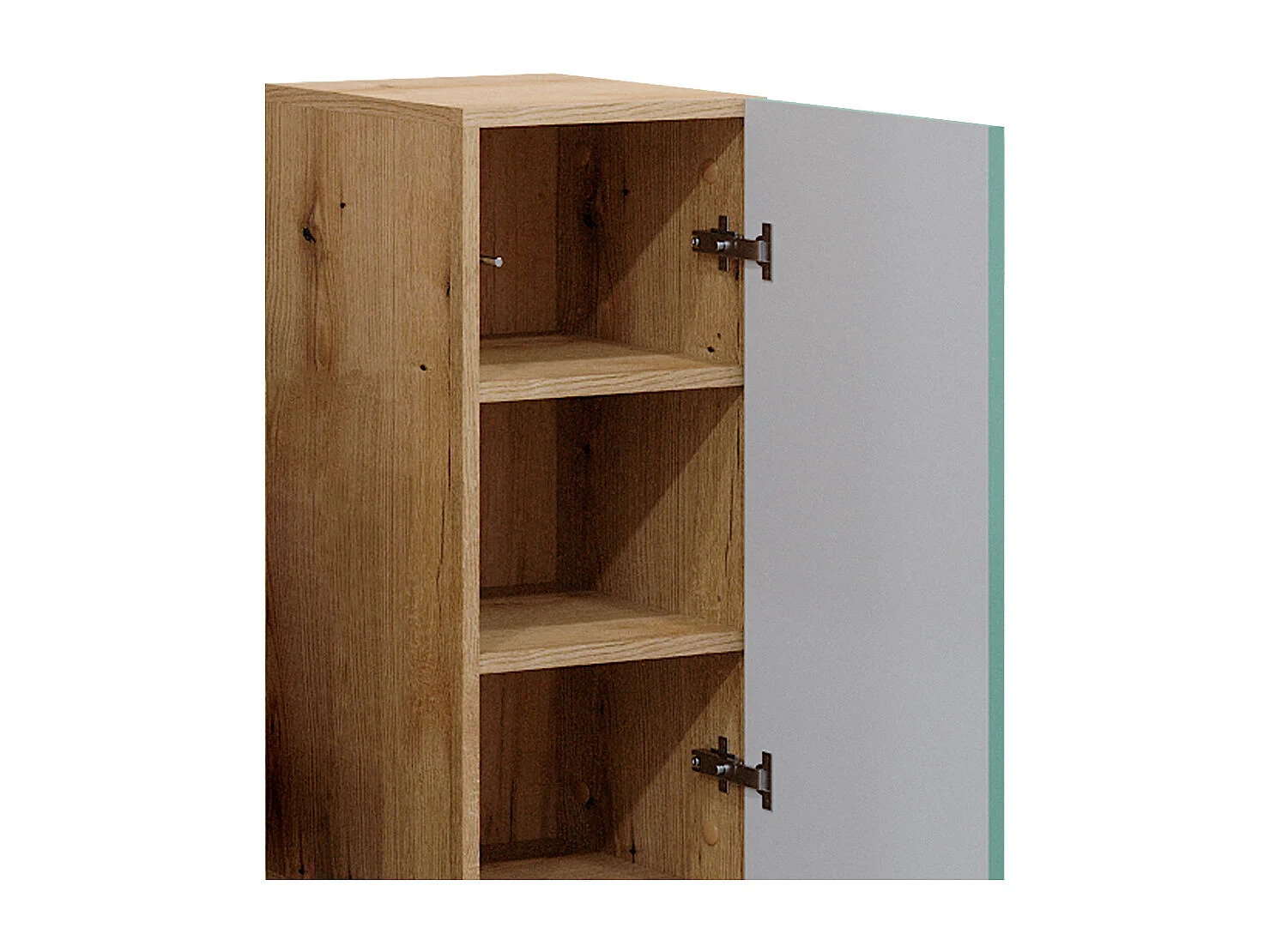 Meuble salle de bain vert menthe 30.3x31.2x80.3 rudi