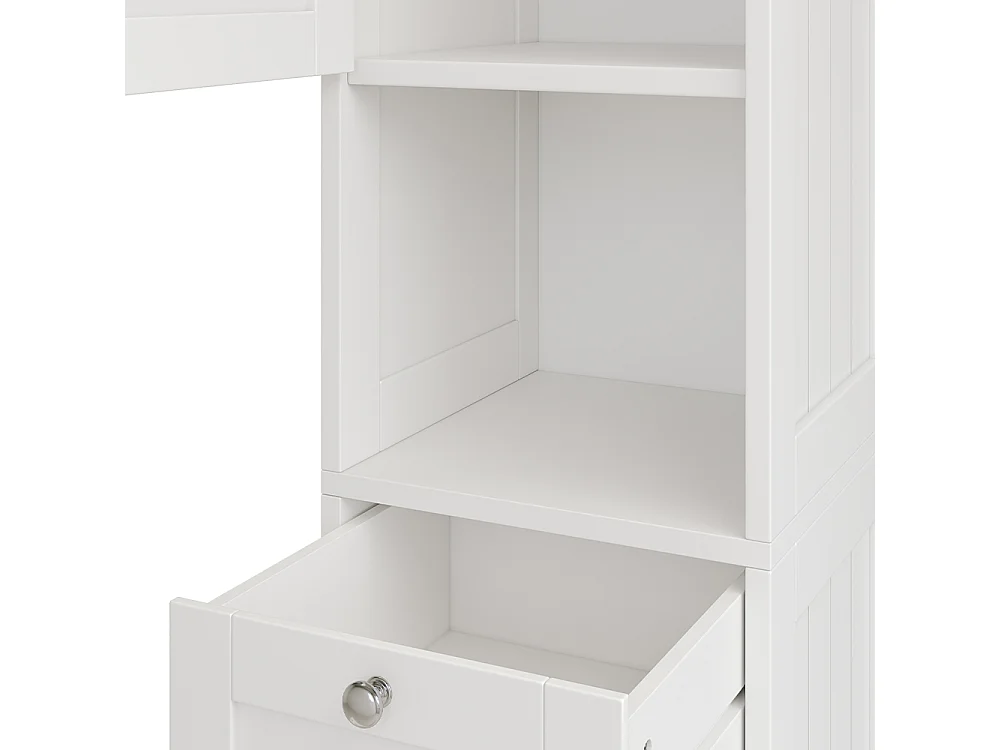 Meuble salle de bain blanc 32x30x170 riad