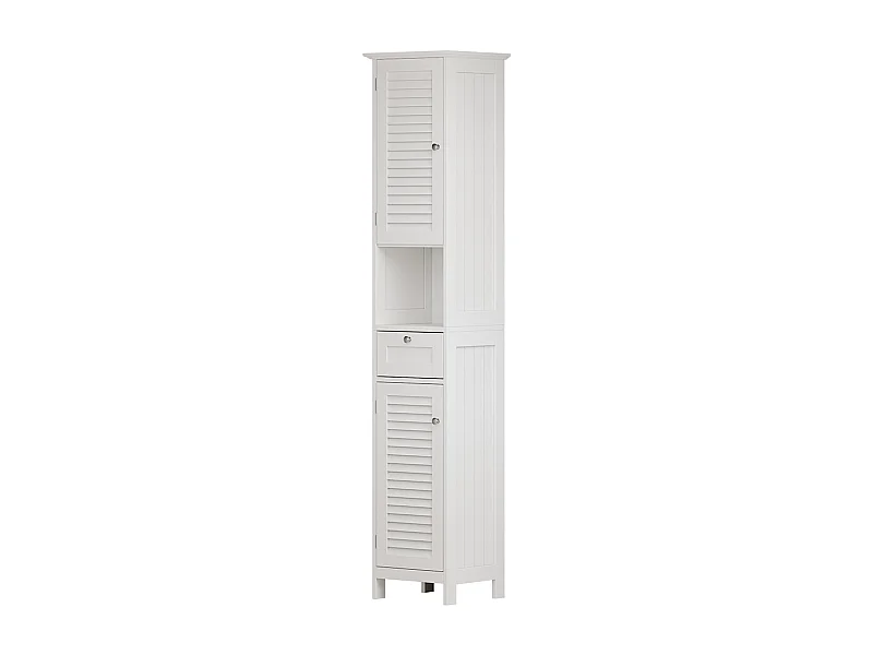 Armadio per il bagno bianco 32x30x170 riad