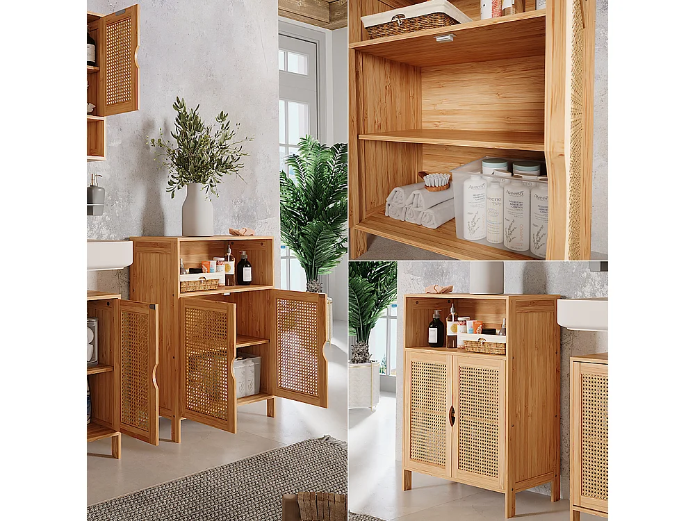 Midischrank bambus 60x29x80 liora