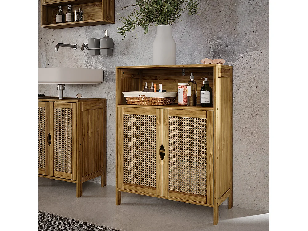 Midischrank bambus 60x29x80 liora