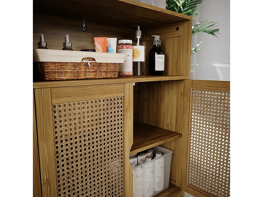 Midischrank bambus 60x29x80 liora